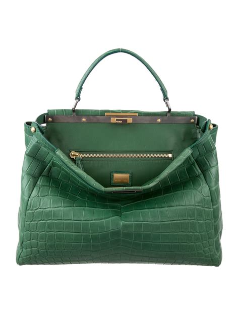 fendi peakaboo bag|fendi peekaboo crocodile.